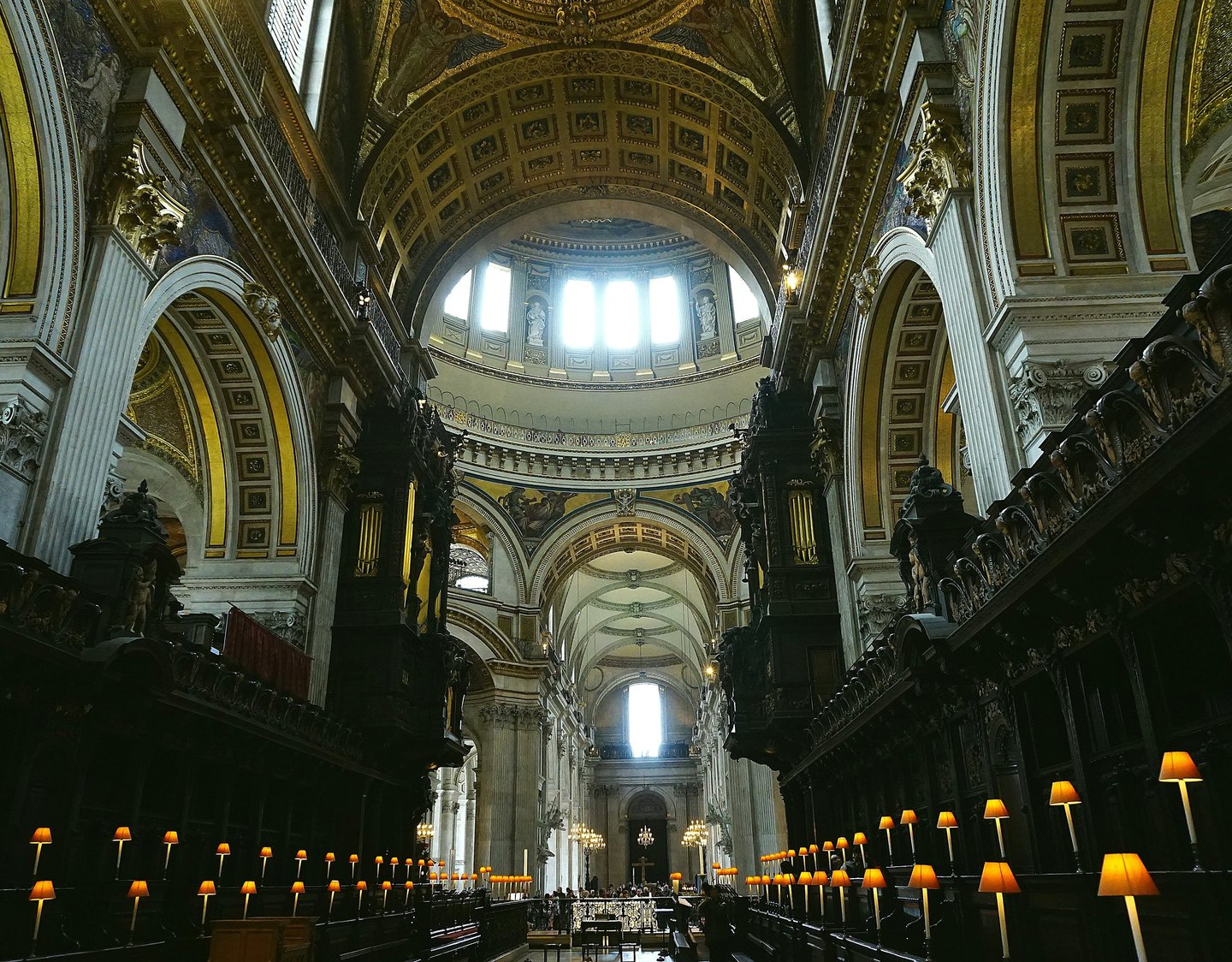 St Paul's Cathedral iconic dome and baroque architecture in London