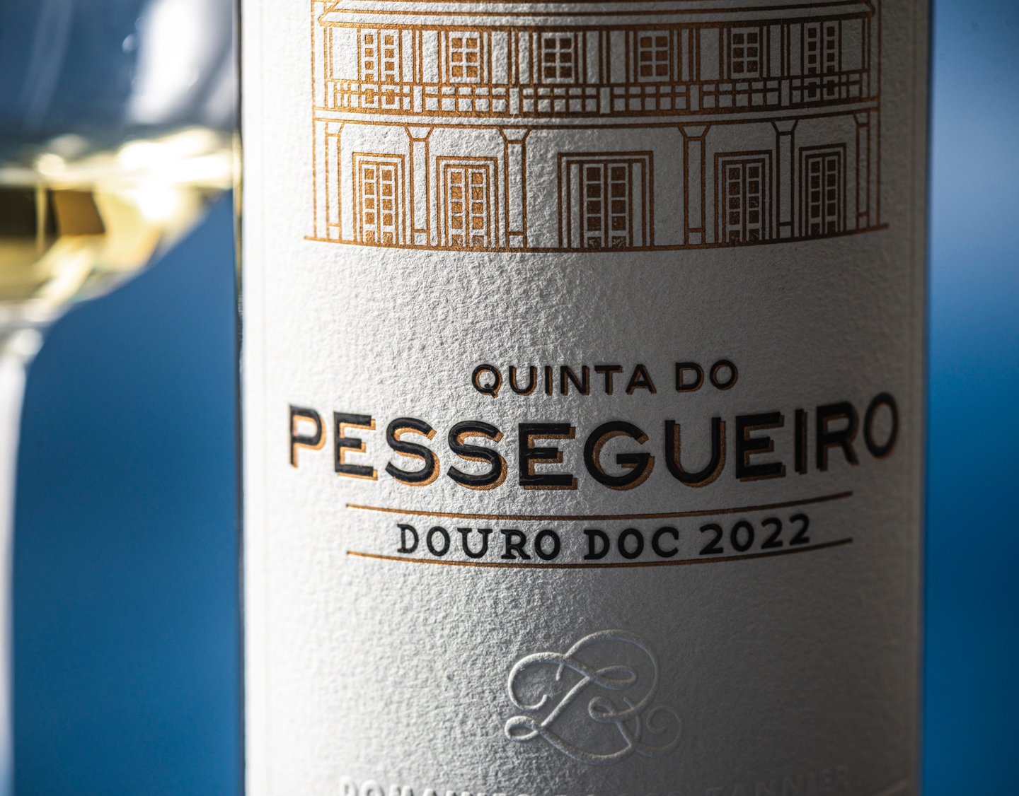 Label Design Quinta do Pessegueiro Branco danielbysafarispoon Daniel Matos Designer