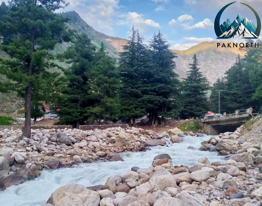 River kunhar flowing down from kaghan valley Pakistan