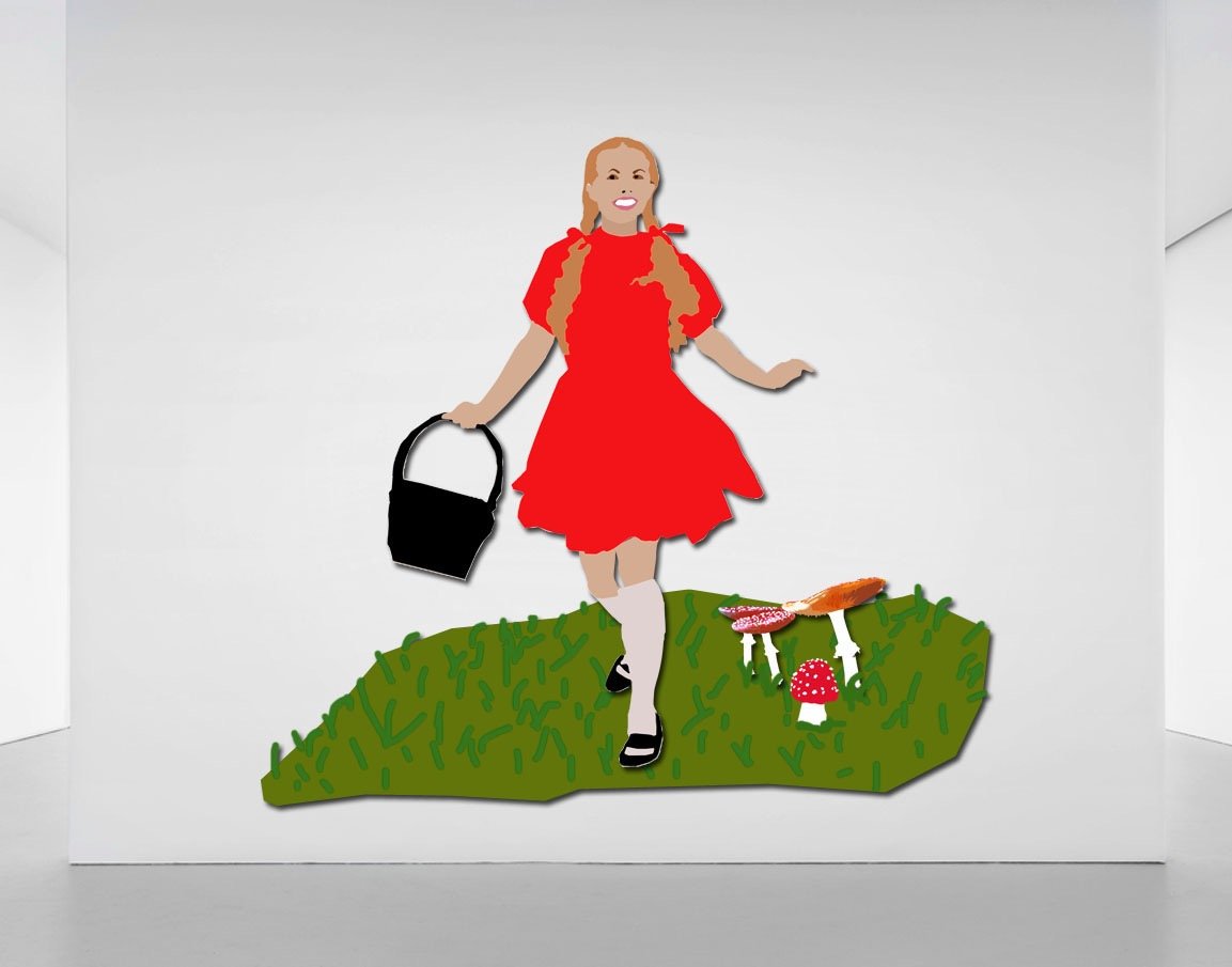 Furio Torracchi Rotkäppchen wall sculpture