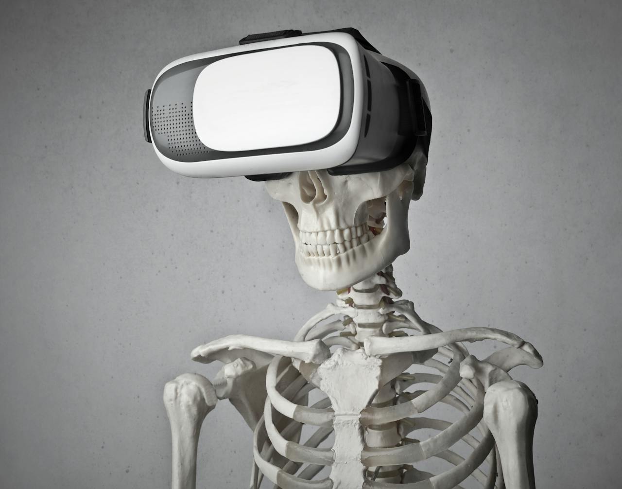 Photo by Andrea Piacquadio: https://www.pexels.com/photo/portrait-photo-of-skeleton-in-front-of-gray