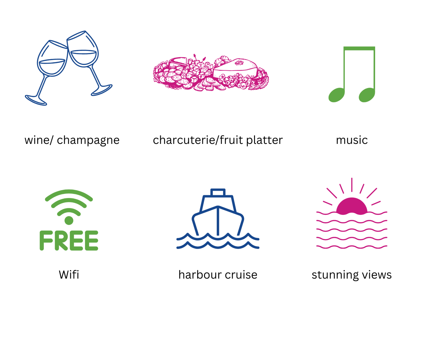 Sunset Cruise highlights and inclusions 