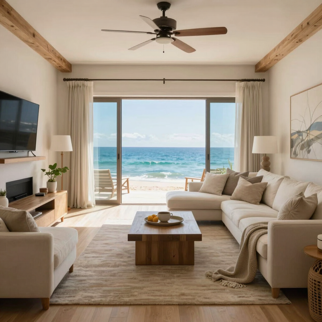 Bright living room with modern inventory