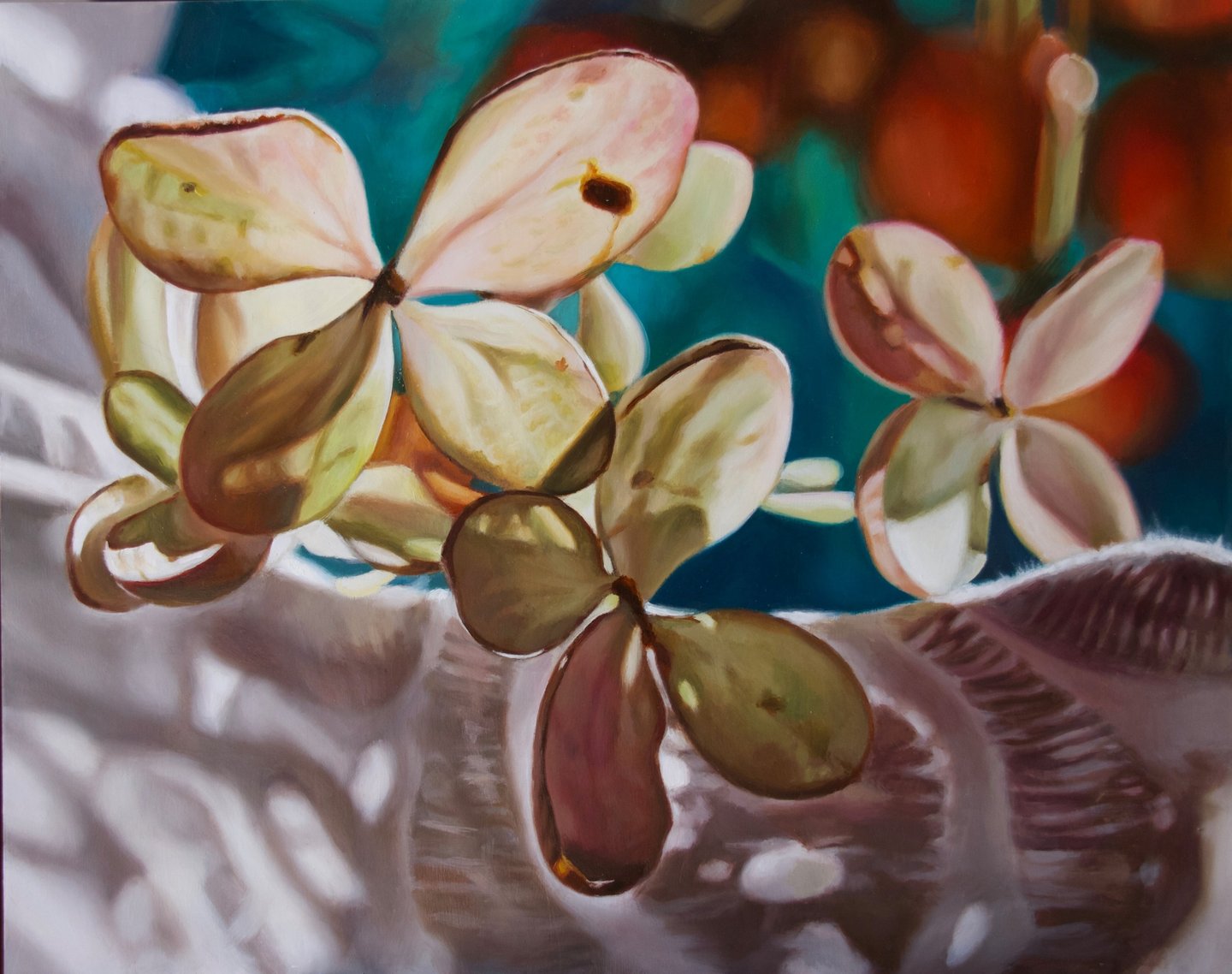 Óleo sobre tabla. Obra plástica de Maite Backman