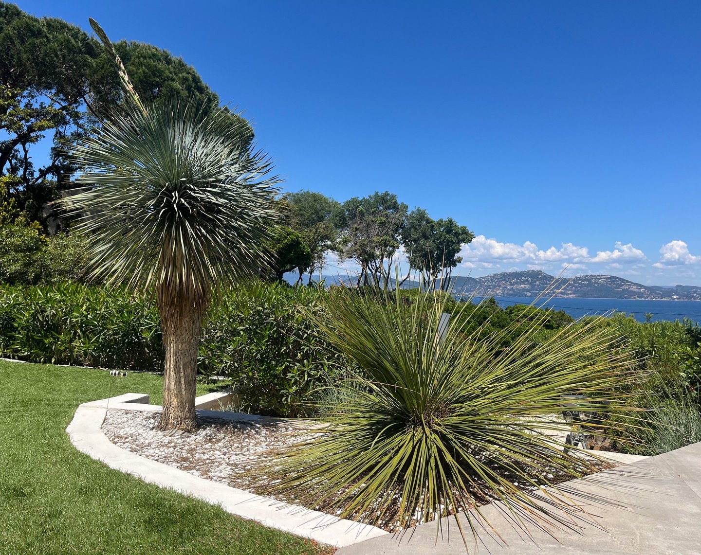 Magnifique vue mer depuis la terrasse