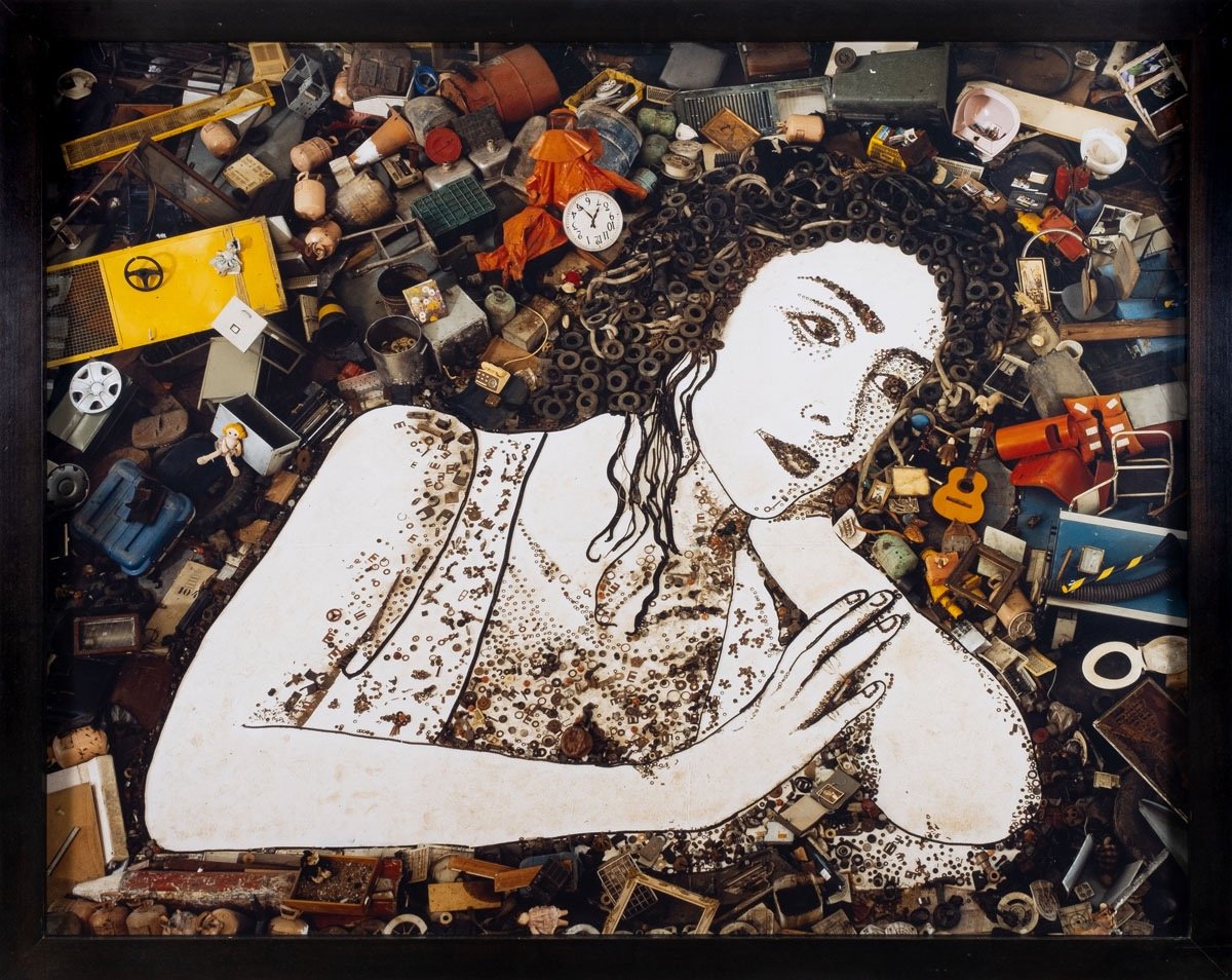 Muniz trabalhou com catadores no maior aterro sanitário do mundo, o Jardim Gramacho,  RJ