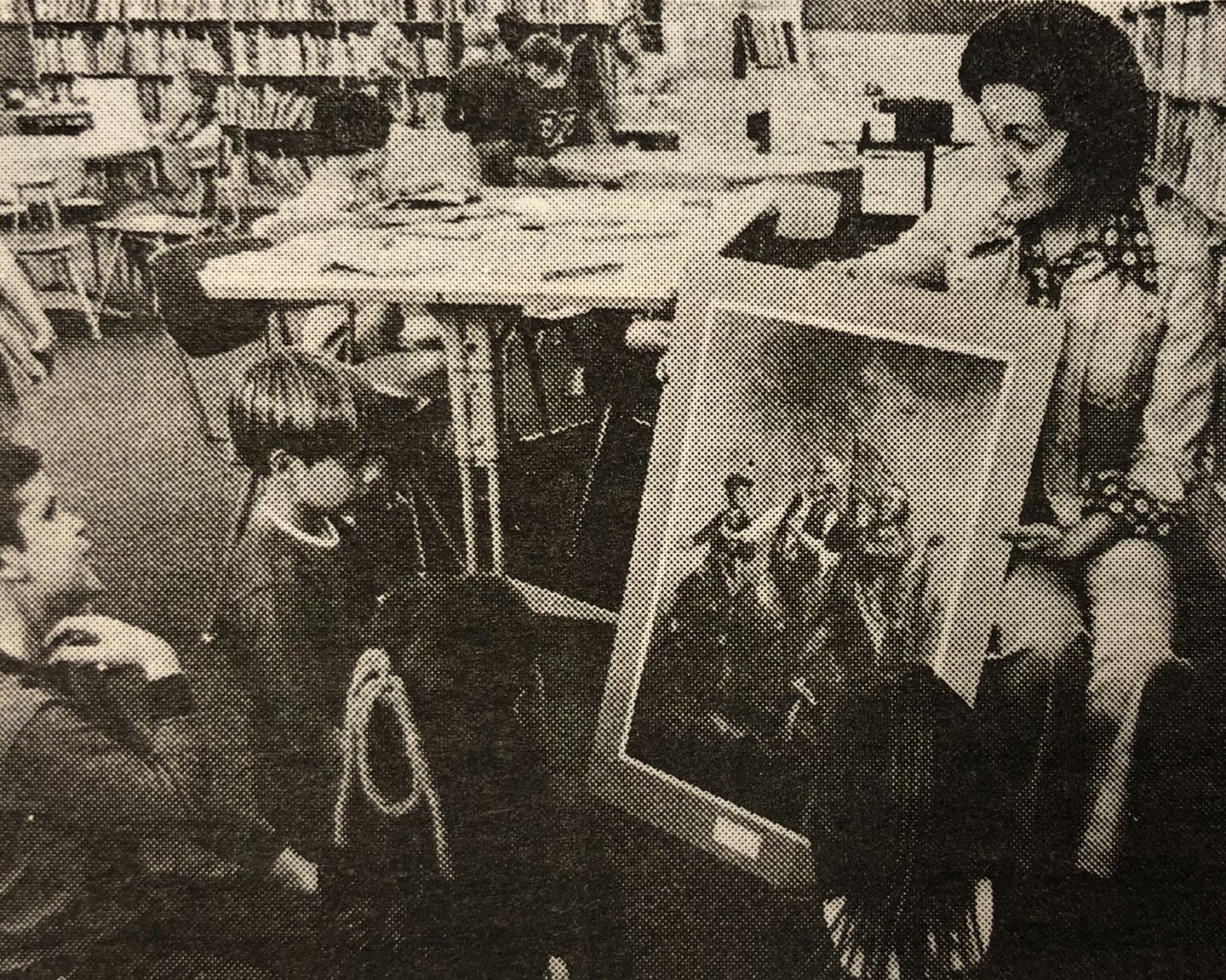 Nancy Marston in the classroom