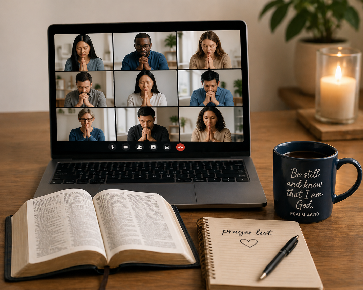 Virtual prayer meeting