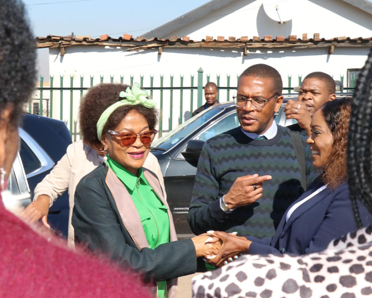 Welcoming Hon. Baleka Mbete