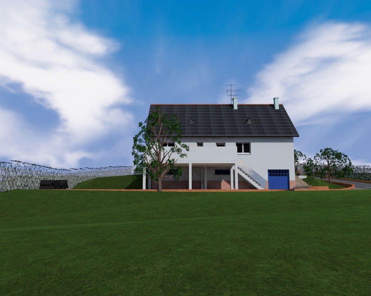 Réalisation d'un carport