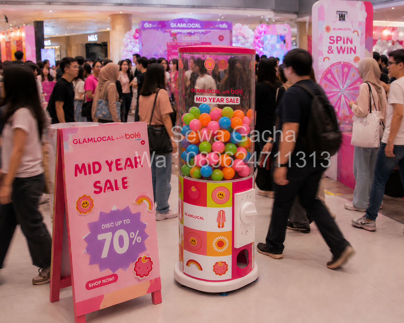 sewa gacha indonesia jakarta surabaya