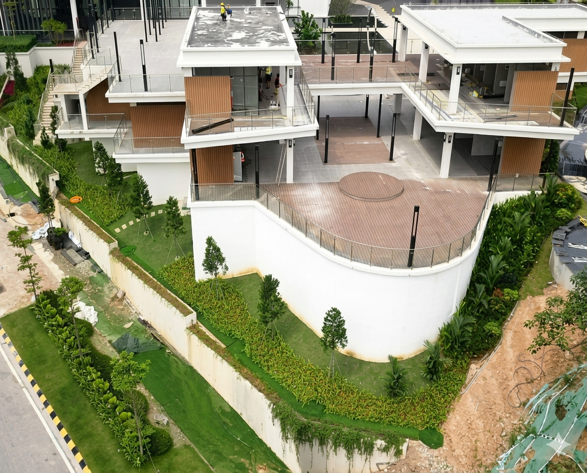 Professional commercial landscaping for IBN Genting Highland development by yie yang landscape