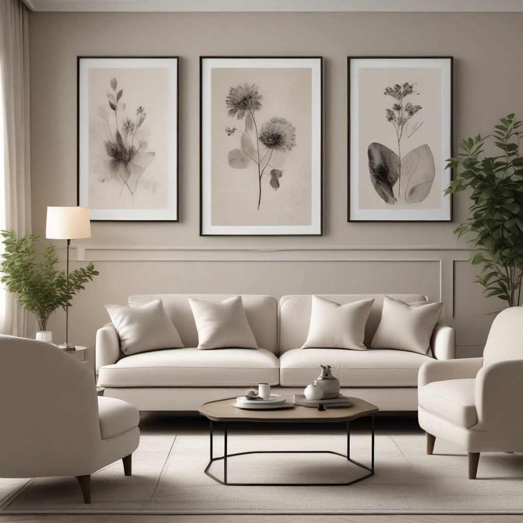 Bright living room with modern inventory