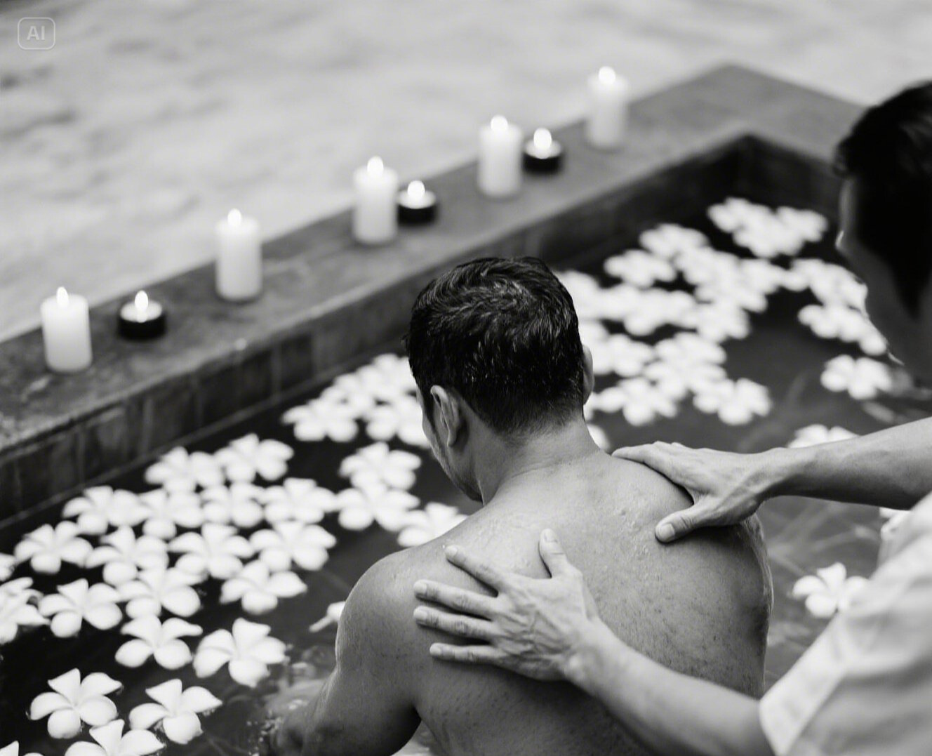 Male SPA Home Service with Salth Bath Aroma Theraphy