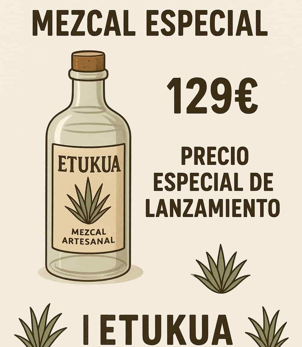  Botella exclusiva de mezcal artesanal de edición limitada con precio especial de lanzamiento