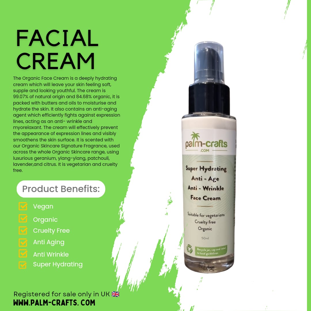 a bottle of Super Hydrating Anti-Age Anti-Wrinkle facial cream 