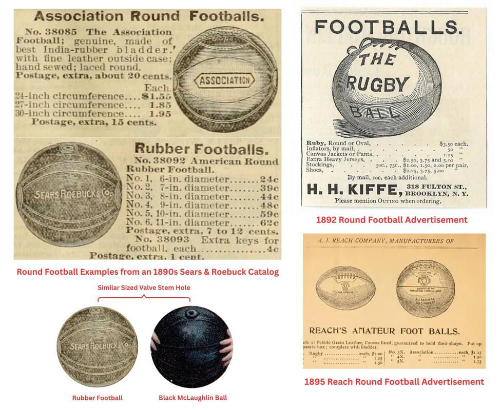 Antique Association Round Footballs