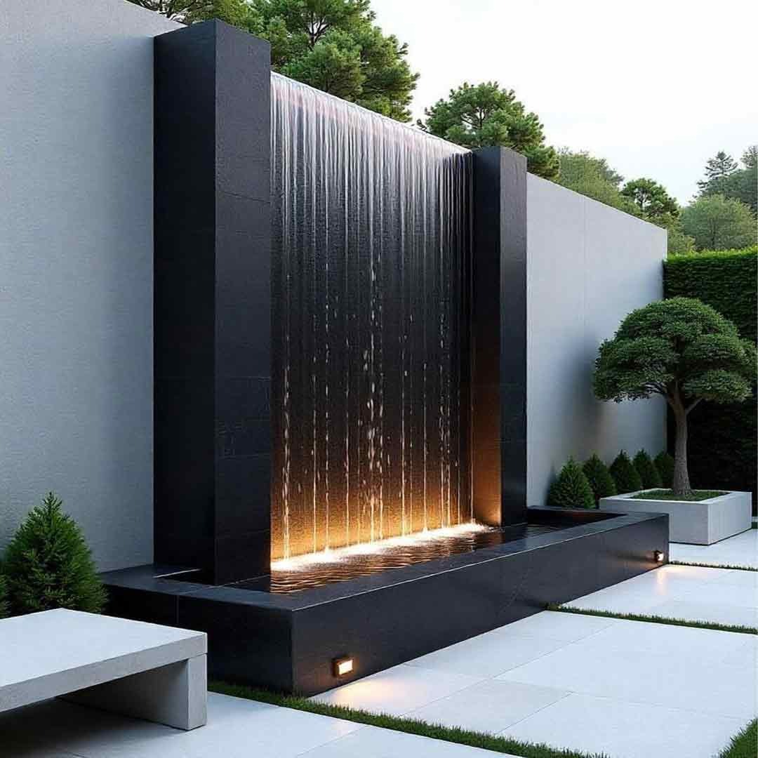 الشلالات الجدارية الخارجية 