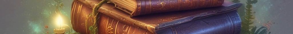 Stack of books.