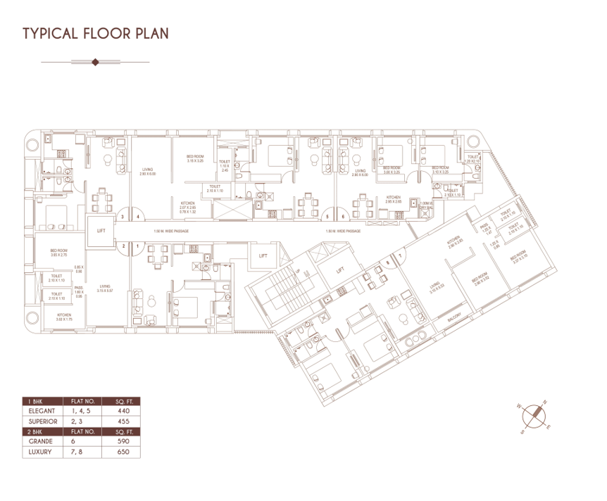 Floor Plans Platinum Corp 53 West DN Nagar Andheri West