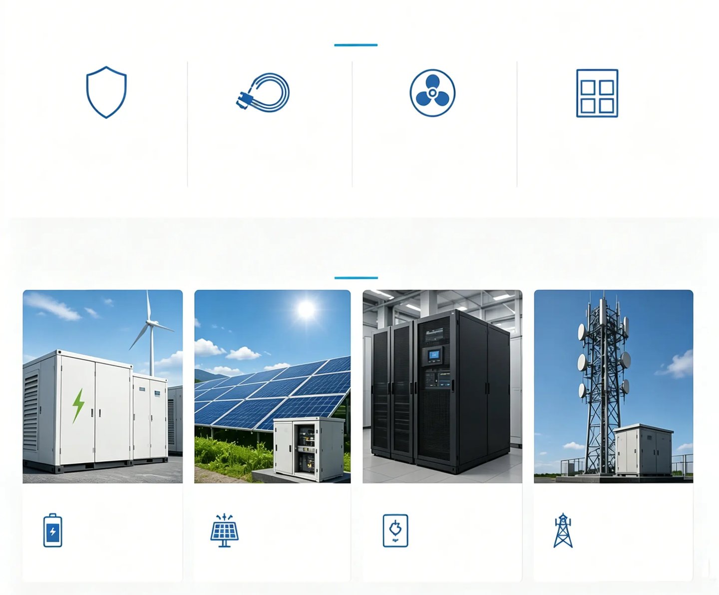 battery cabinets applications