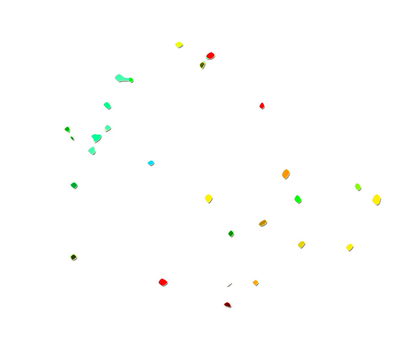 a group of people are flying kites in the sky