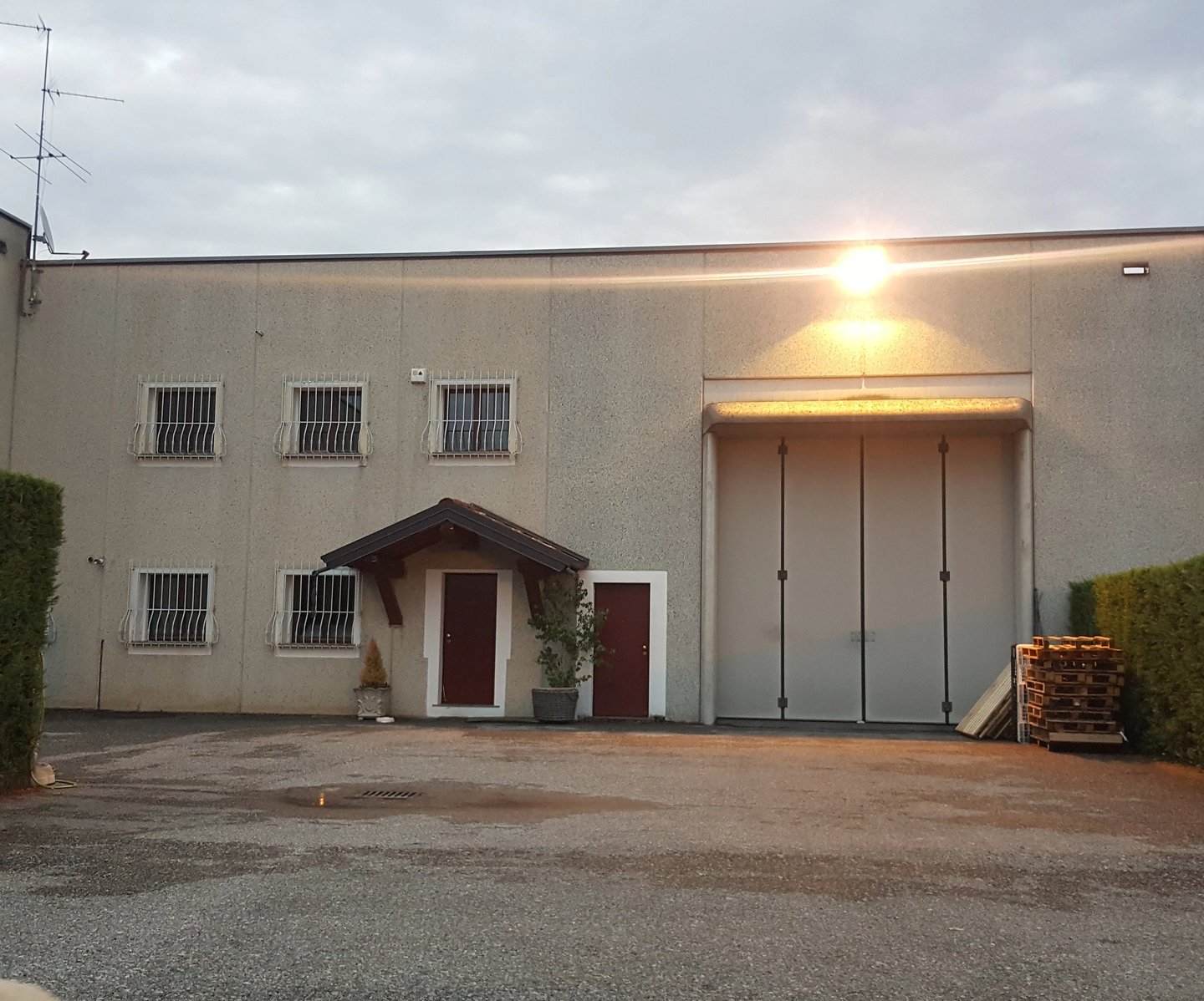 Vista frontale della SMPP