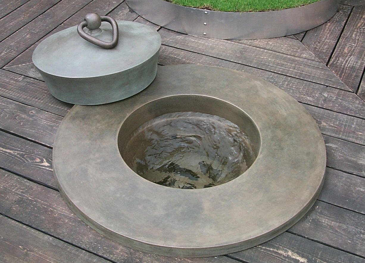 Water Sculpture Waste Plug By Mark Richard Hall