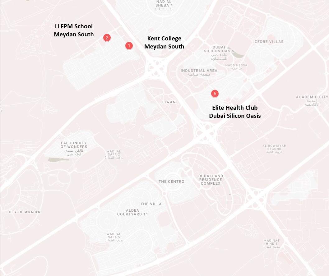 Hwa Rang Taekwon-Do North Dubai Venues