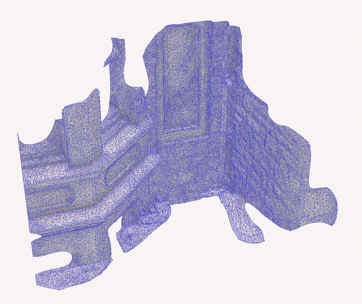 Lidar Scan with Mesh