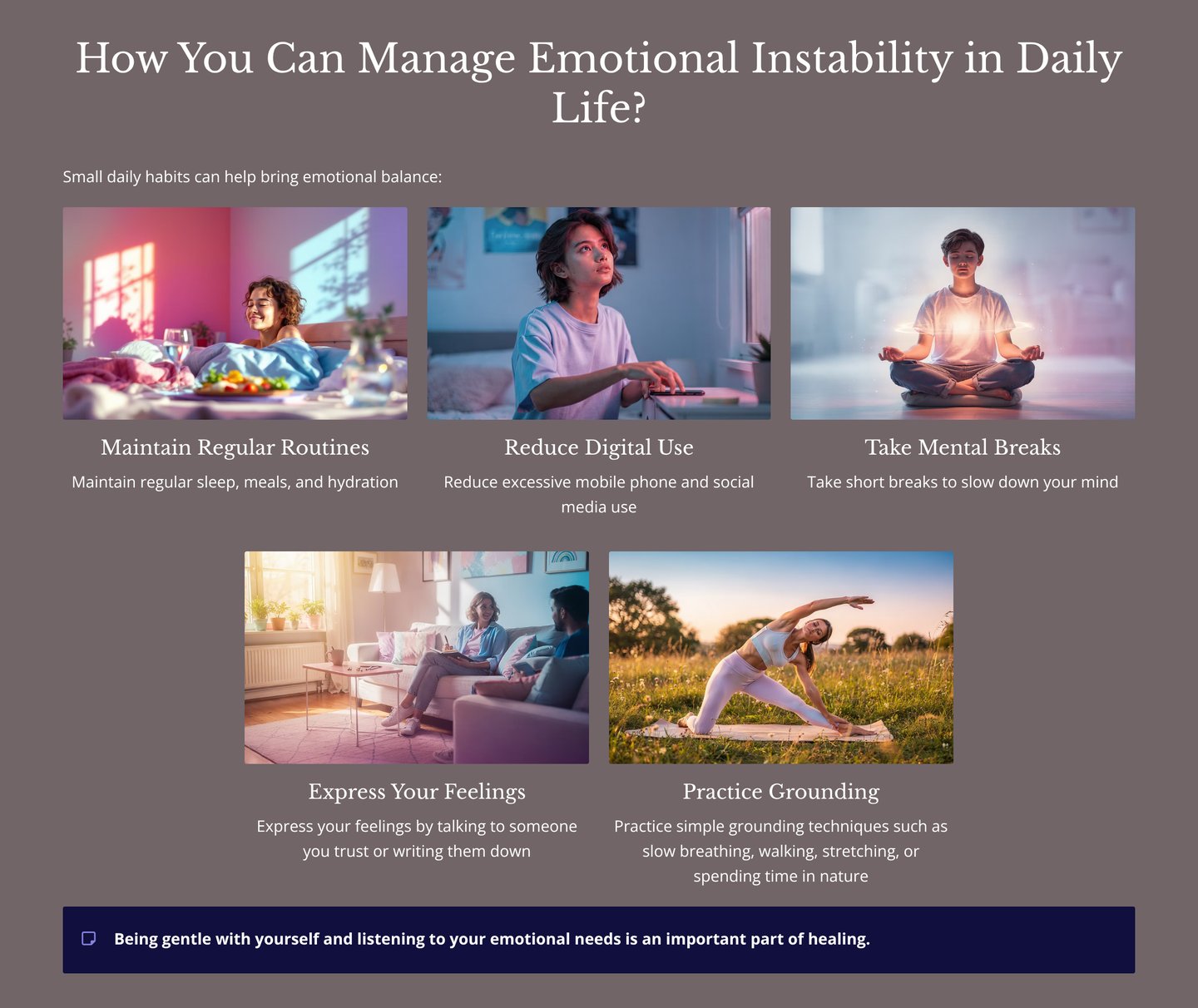 how to manage emotional instability