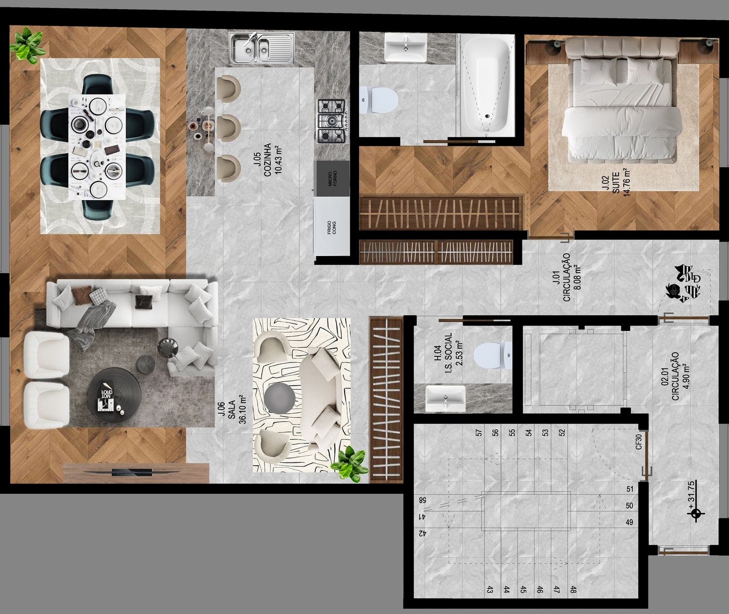 interior design and layout modification