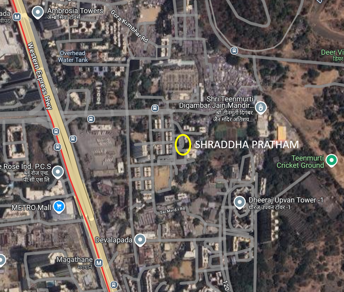 LOCATION SHRADDHA PRATHAM, SHRADDHA PRATHAM BORIVALI EAST, SHRADDHA PRATHAM MAGATHANE, SHRADDHA PRATHAM MAGATHANE BORIVALI E