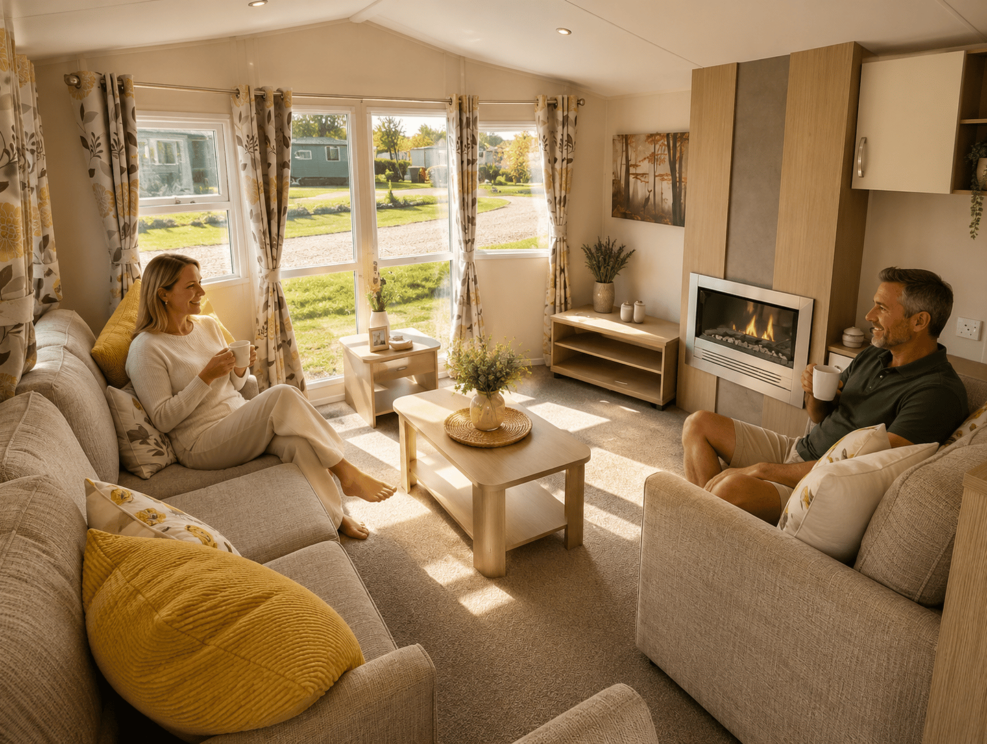 static caravan for sale weardale, hamsterley linburn beck