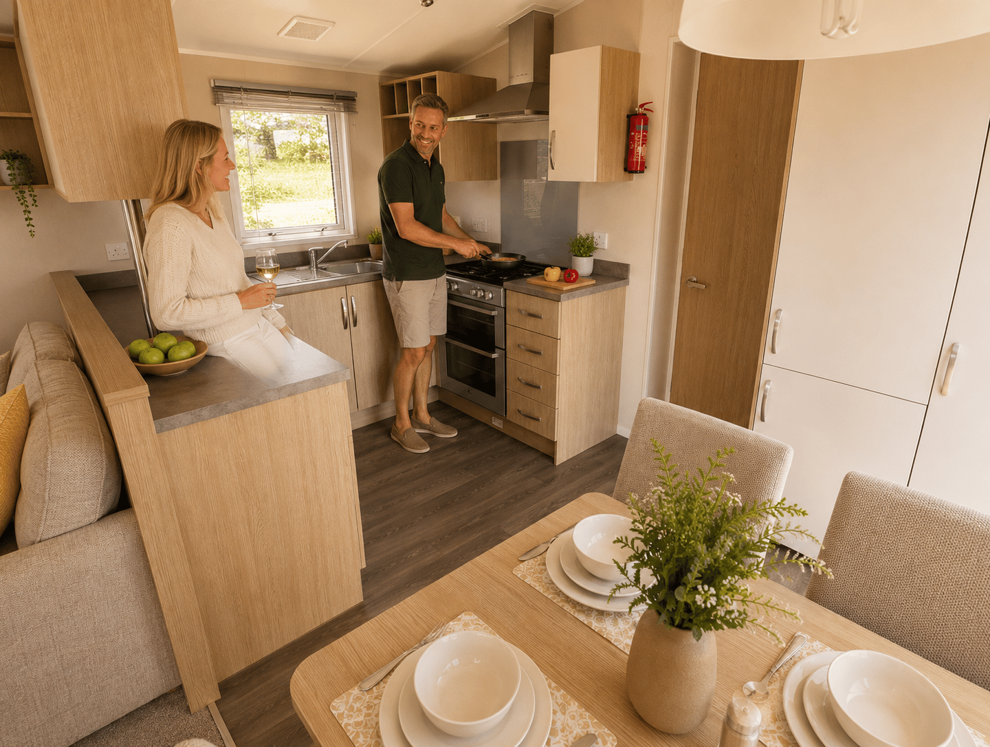 static caravan for sale weardale, hamsterley linburn beck