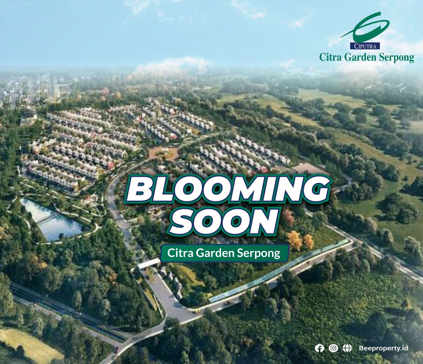 a cityscape of a city with a large amount of trees and a large