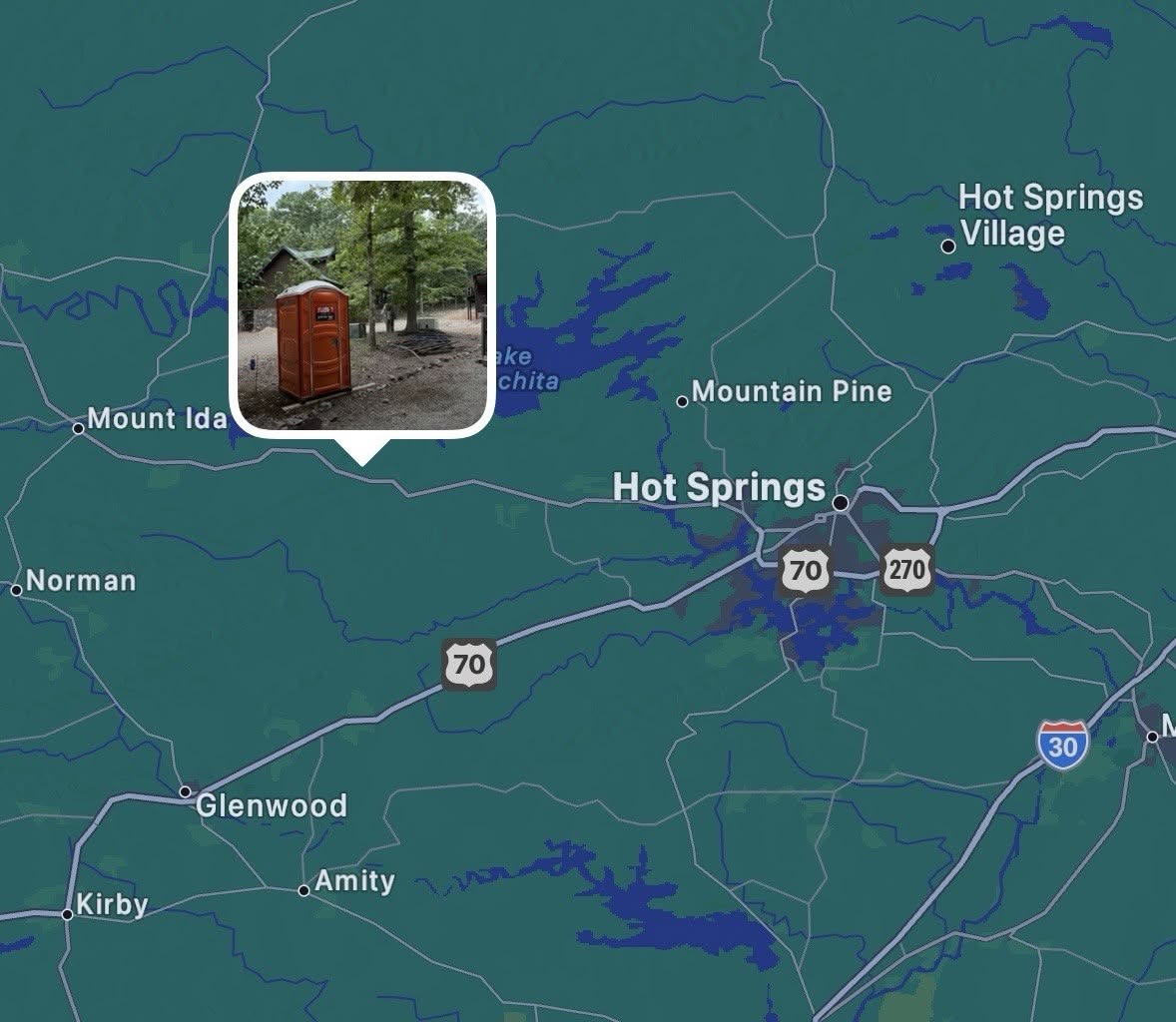 Porta Potty Hot Springs