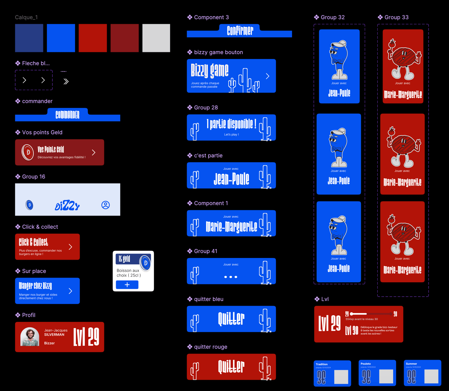 Composant Application Bizzy
