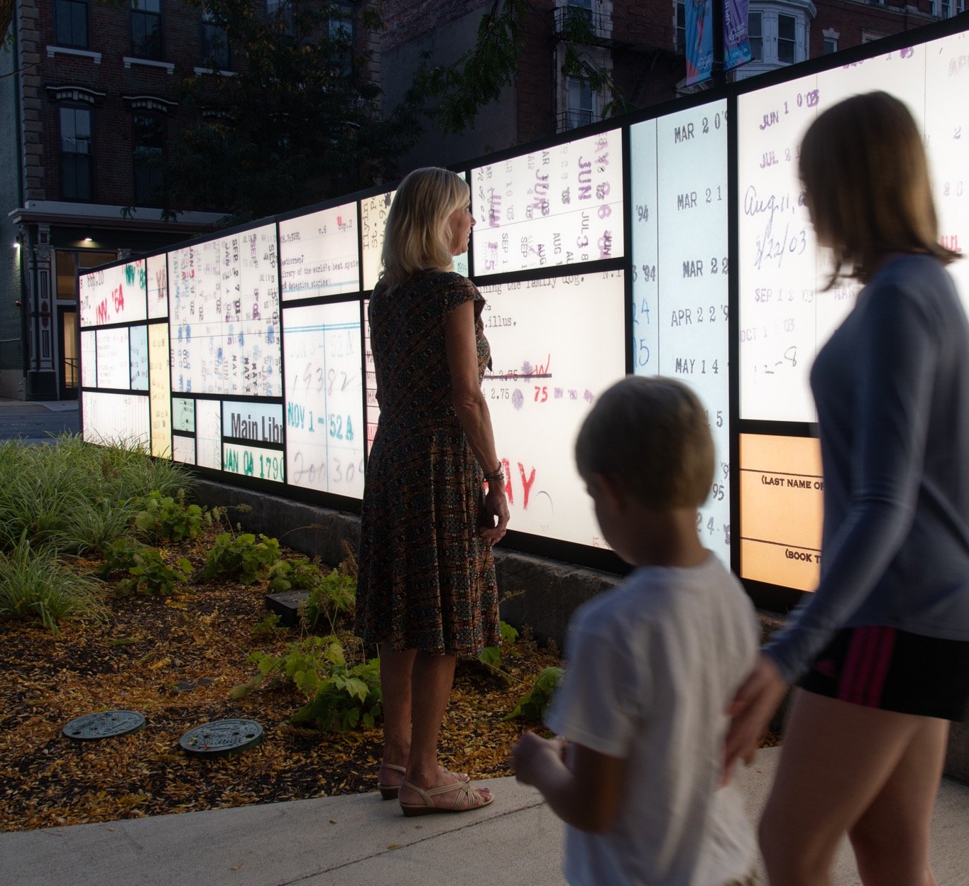 Cincinnati Library Placemaking Monument Wall Design Detail