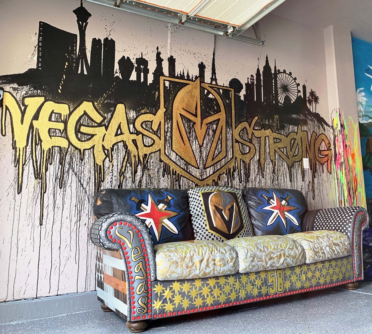Las Vegas Golden Knights Mural
