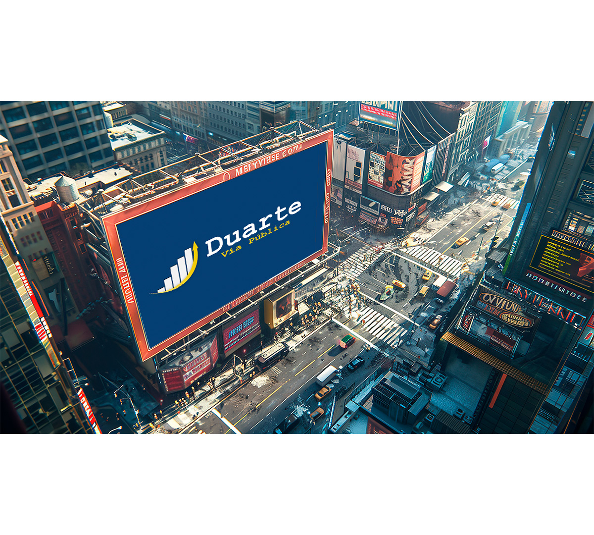 GRAN PANTALLA LED DUARTE VIA PUBLICA