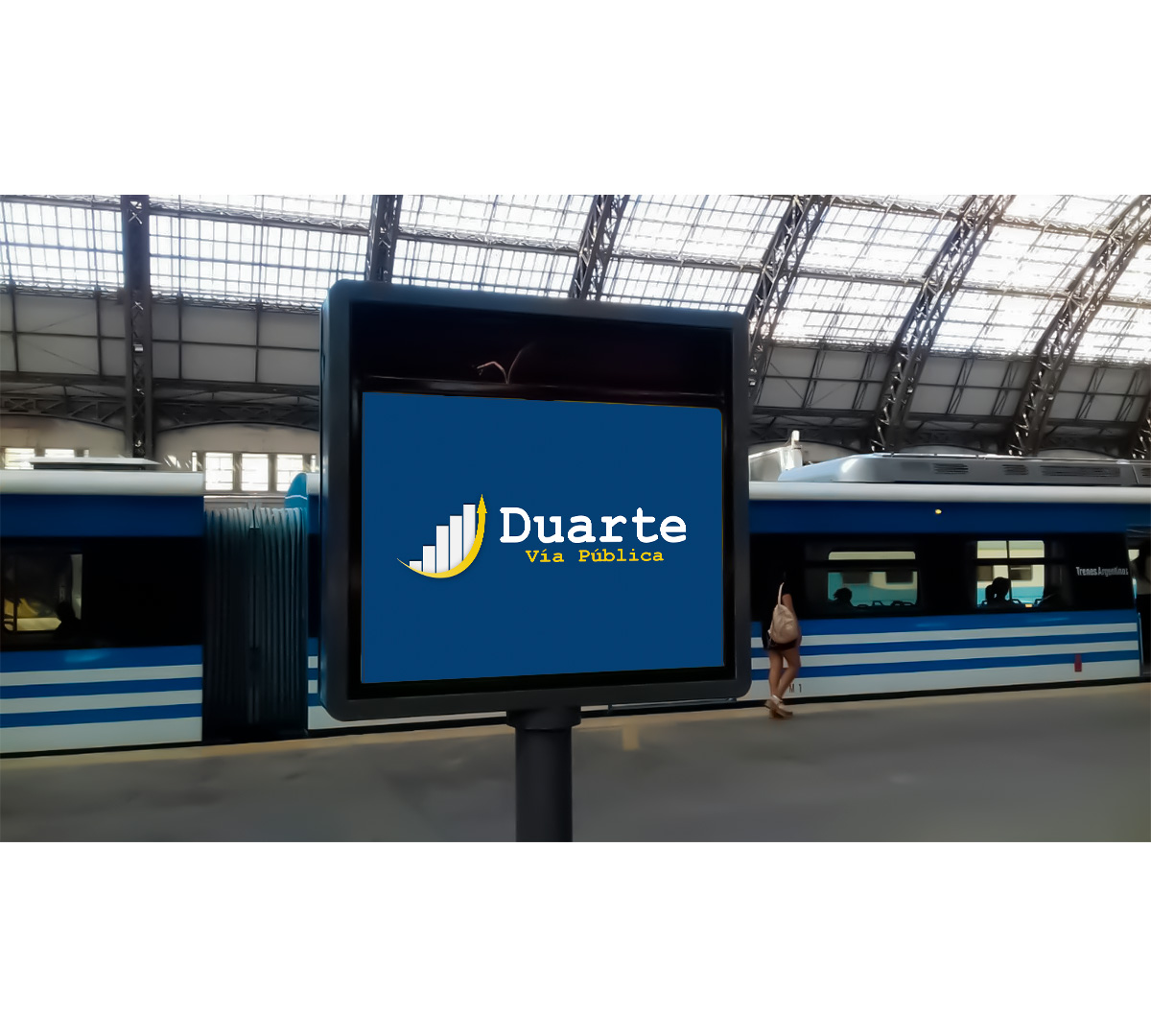 PUBLICIDAD EN ESTACIONES TREN MITRE