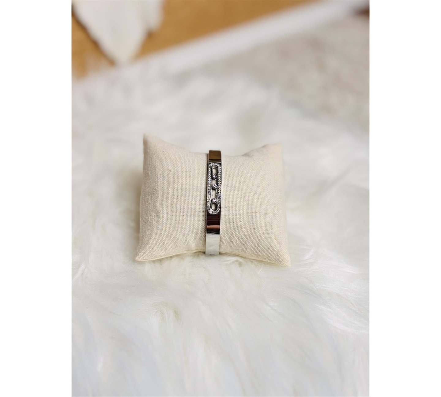 bracelet en argenter acier inoxydable pas cher