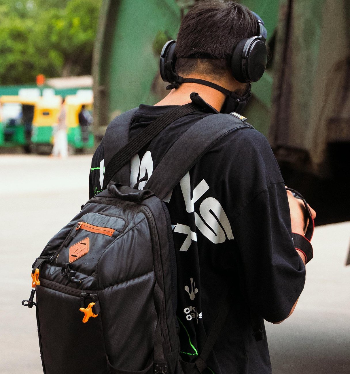 Modern travel backpack designed for tech-savvy travelers exploring European destinations