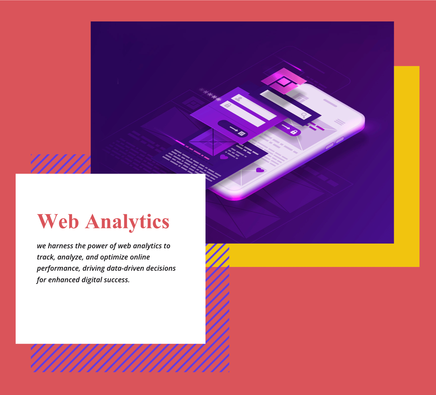 a webpage with a webpagel and a webpagel