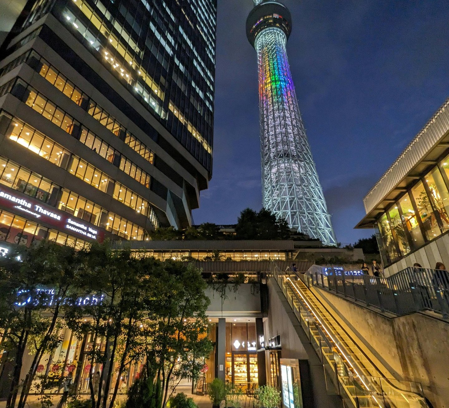 Tokyo Skytree observation tower rising 634 meters above Tokyo skyline