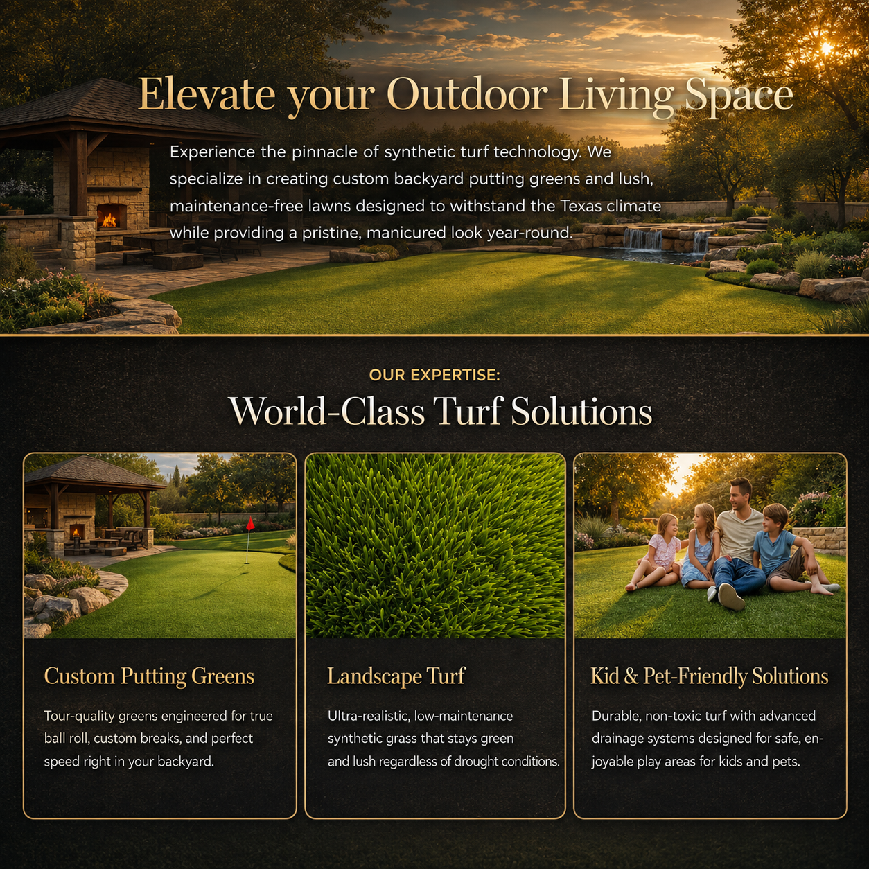Dallas artificial turf Houston artificial turf