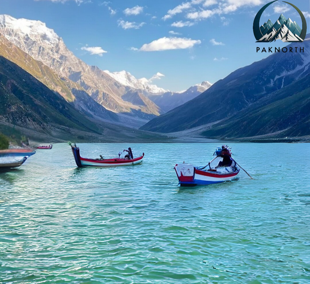 Boating on lake Saif Ul Malook Kaghan
