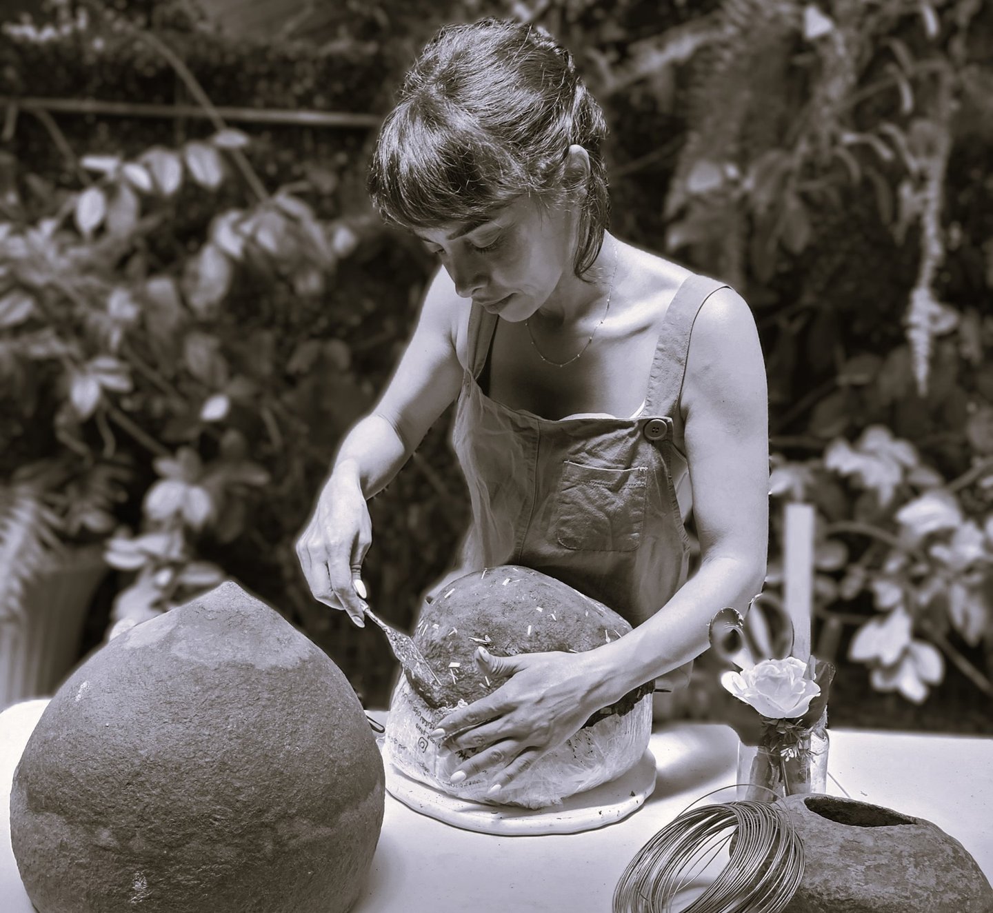 Wabi Sabi Paper Mache Interior Desin