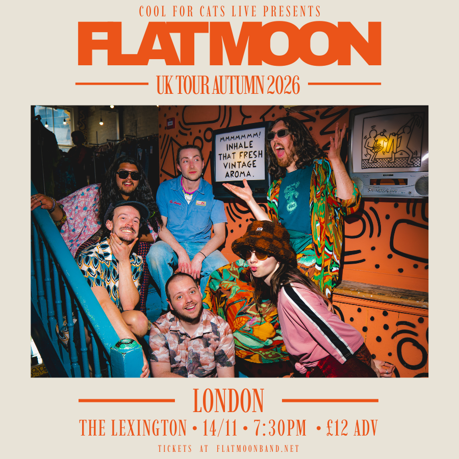 Flat Moon poster for The Lexington, London on 14 November 2026